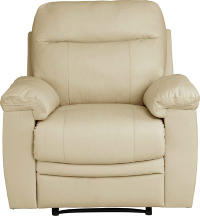 Collection - New Paolo Manual - Recliner Chair - Ivory